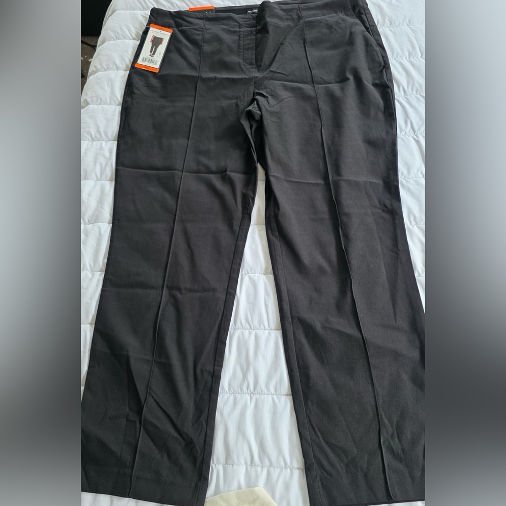 Hilary Radley Men's Charcoal Dress Pants
